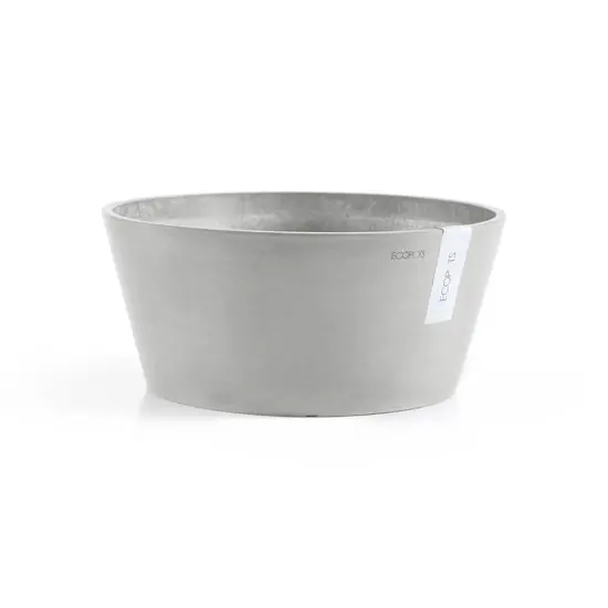 Ecopots Frankfurt 40 White Grey | Trending