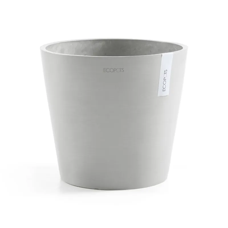 Ecopots Amsterdam 30 White Grey - Bestseller