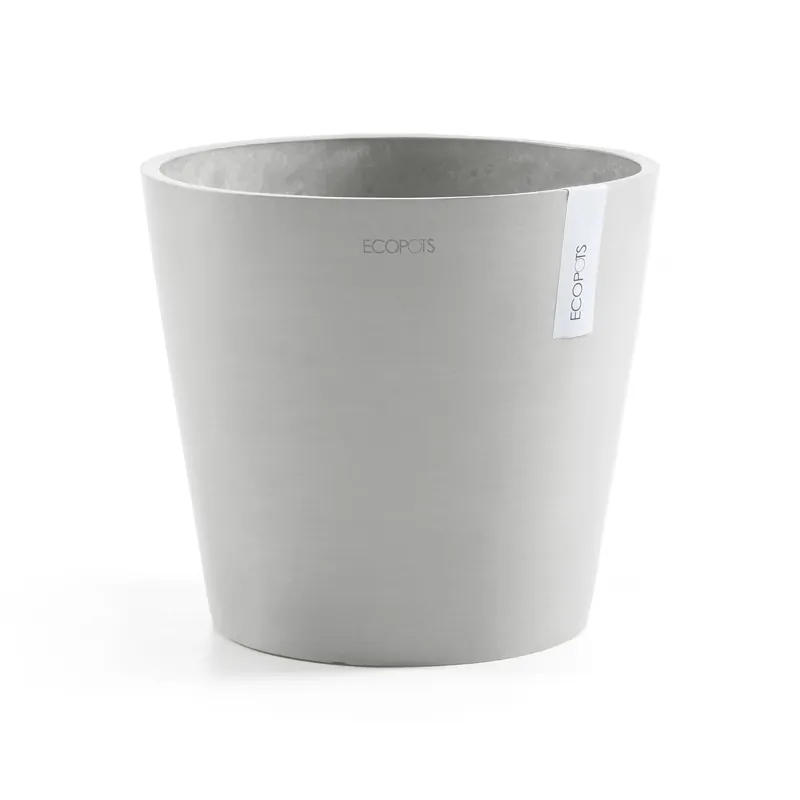 Erg populair | Ecopots Amsterdam 25 White Grey