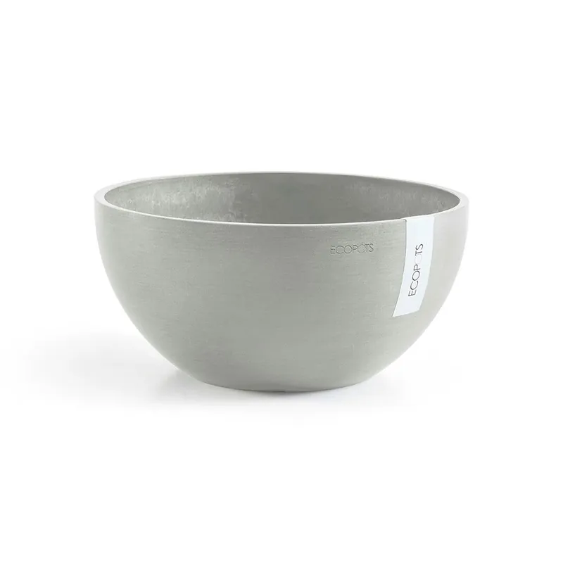 Ecopots Brussels 35 White Grey | Rechtstreeks van de fabrikant