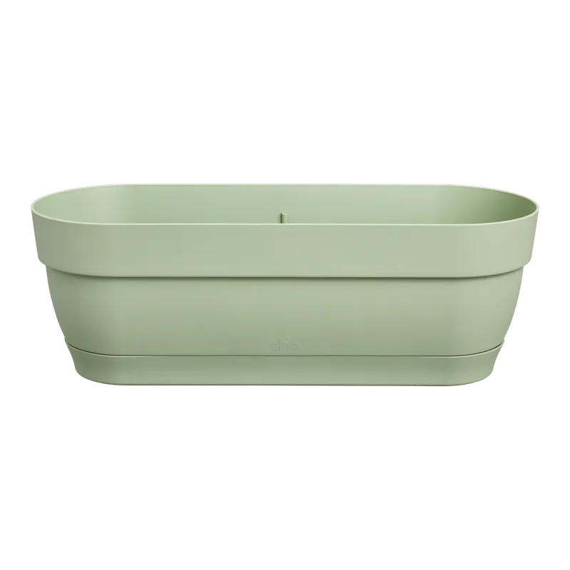 Elho Vibia Campana Balkonbak 50 - Plantenbak - Pistachegroen - Balkon - L 18.2 x W 49 x H 17 cm | Direct van de fabrikant