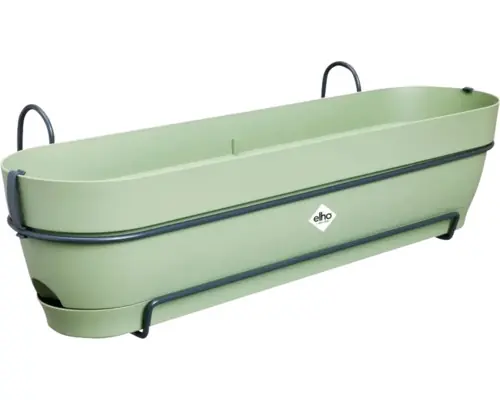 Actieprijs | Elho Vibia Campana Balkonbak Allin1 70 - Plantenbak - Pistachegroen - Balkon - L 26 x W 70.4 x H 17.