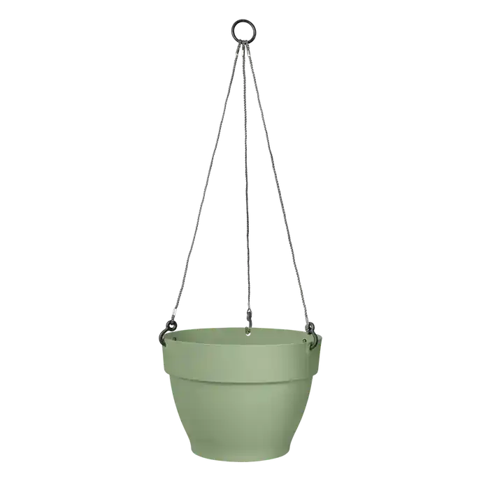 Net toegevoegd | Elho Vibia Campana Hangschaal 26 - Bloempot - Pistachegroen - Buiten - Ø 25.963 x H 18.393 cm