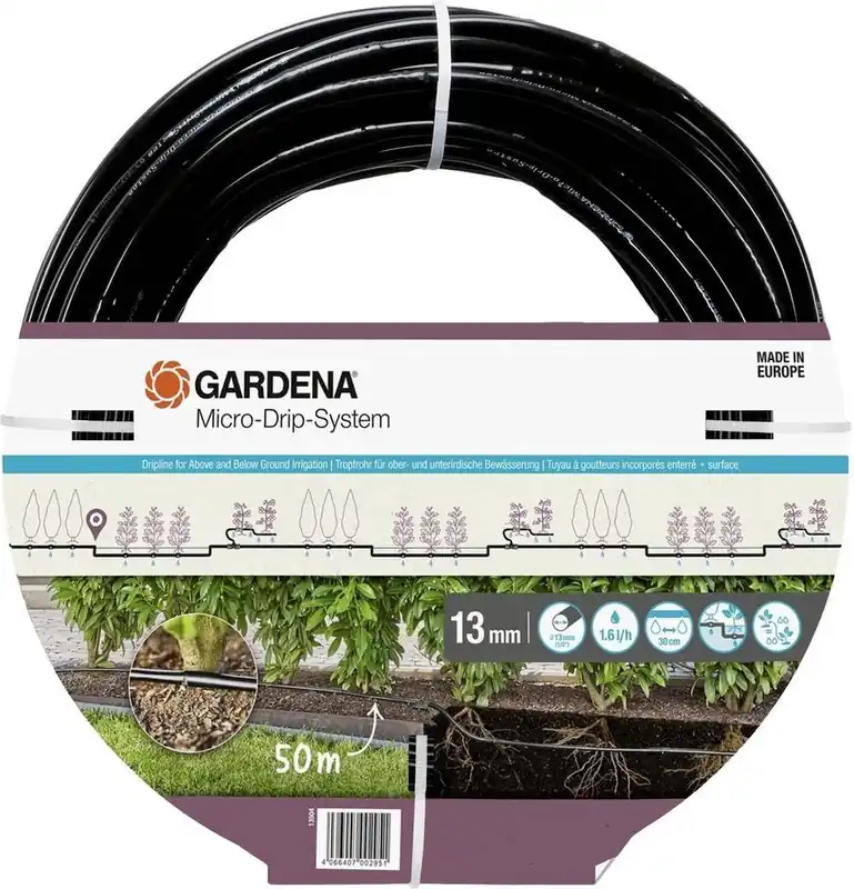 Opruiming - Gardena Druppelbuis onder & bovengronds 50m