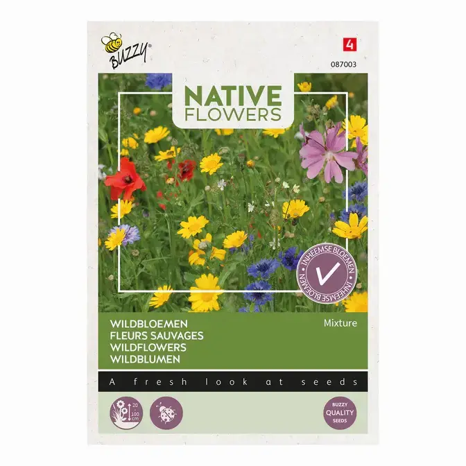Actie loopt bijna af | Buzzy Inheemse wildbloemmengsel 1g