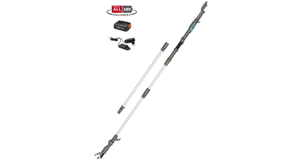 Gardena accu telesc. takkenschaar highcut 360/18v p4a set | Superprijs