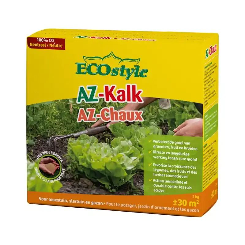 Ecostyle Az-kalk moestuin 2 kg | Snelle levering