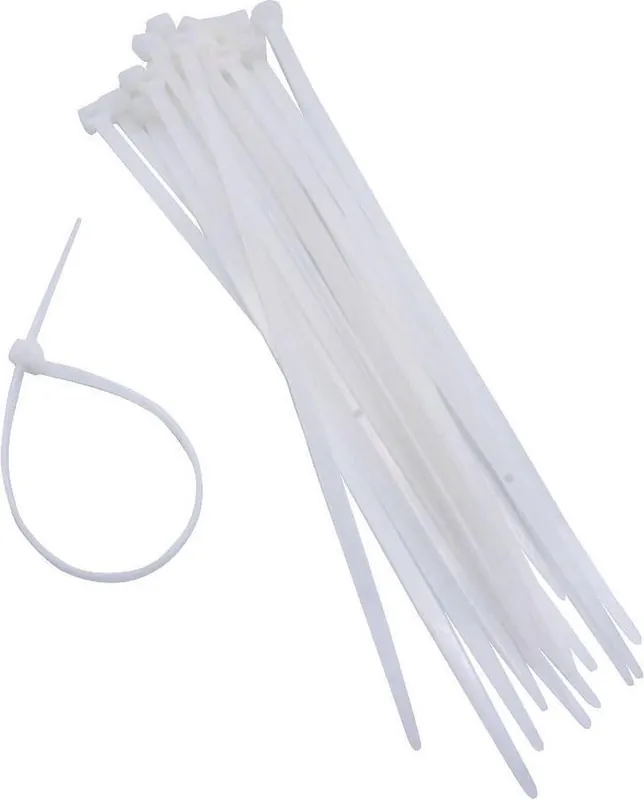 Nature Kabelbinders nylon transparant 20cm - 25 stuks | Nu kopen