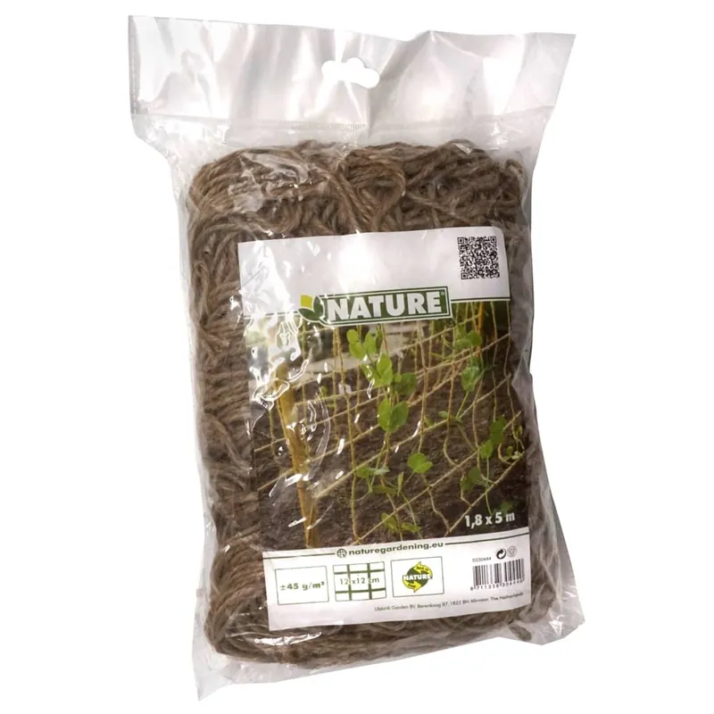 Mis het niet | Nature Klimnet jute 1,8 x 5m ±410g