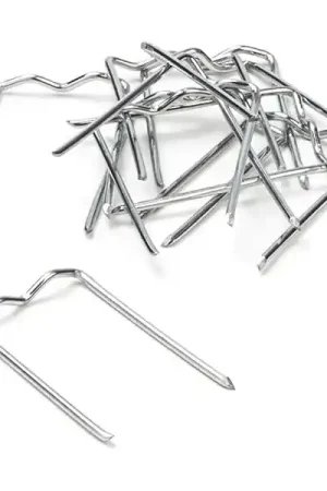Beste prijs - Nature krammen voor kokosplantstok h3 x 1,7cm Ø1,1MM - 10 stuks