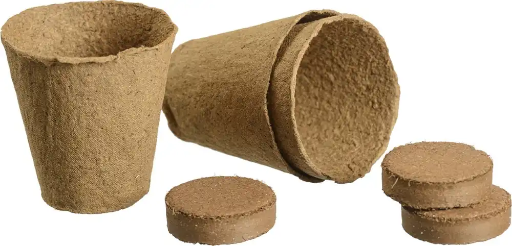 Premiumkwaliteit - Nature Biopot + kweektablet h8xØ8 - 3 stuks
