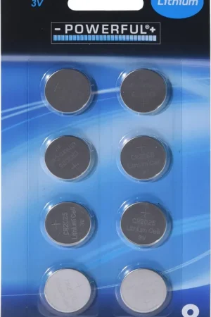 Aanbieding - H&S BATTERIJEN KNOOPCEL CR2025 8ST
