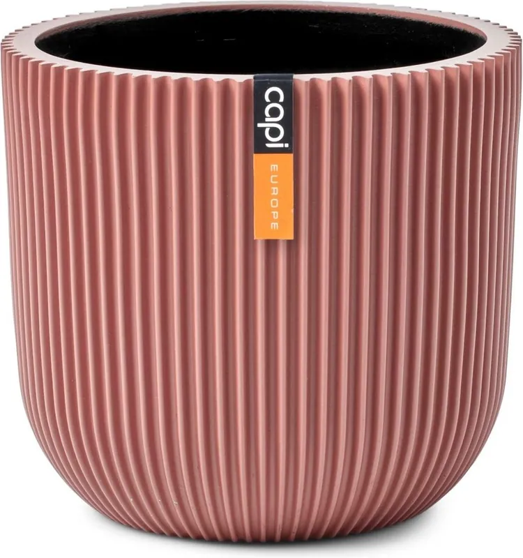 Tijdelijk aanbod - Capi Europe bloempot bol groove colours roze h21xb24 Ø21 cm