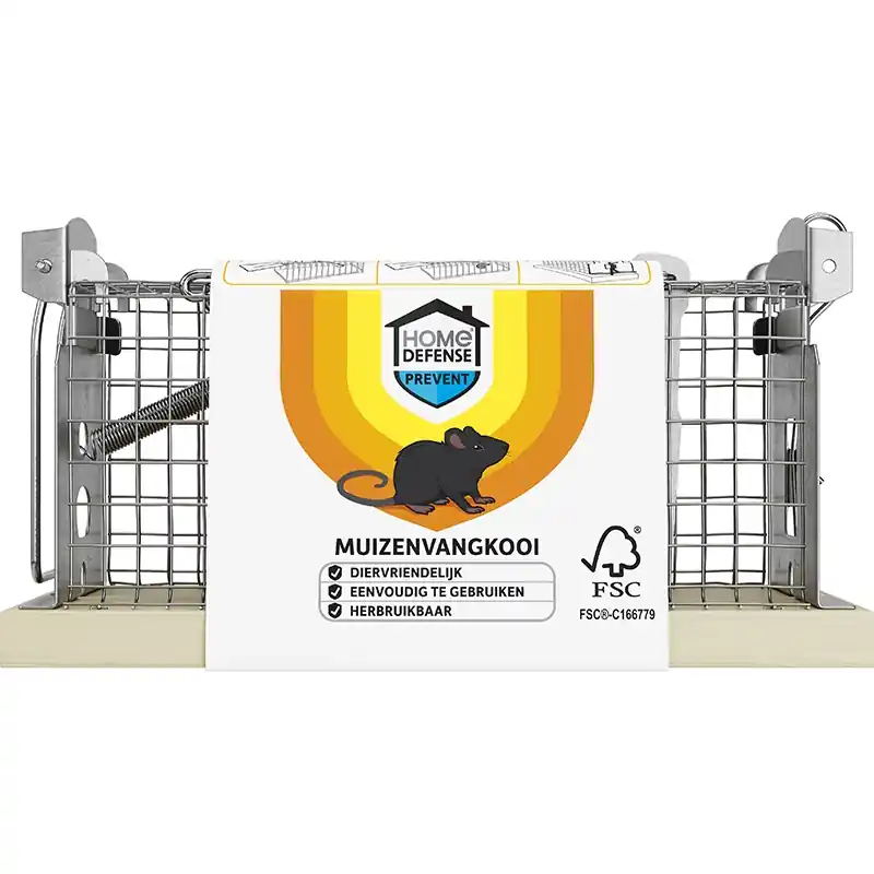 HOME DEFENSE® Muizenvangkooi Hout 1 stuk - Zojuist toegevoegd