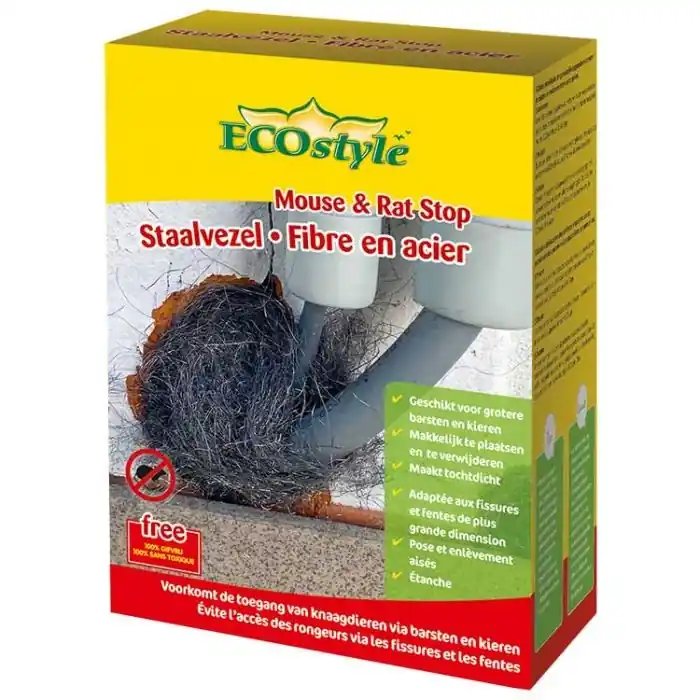 Veilige betaling - Mouse&rat stop staalvezel