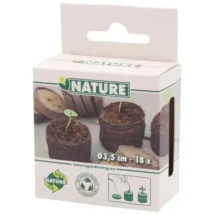 Nature Kokostabletten d3.5cm 18st - Snelle verzending