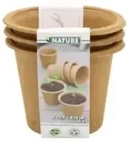 Biopot h10.5d14cm 3st - Prijs verlaagd