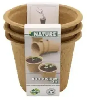 Biopot h8d10.5cm 3st - Professionele kwaliteit
