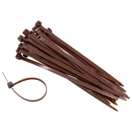 Nature Kabelbinder 15cm chocobruin 25st | Erg populair