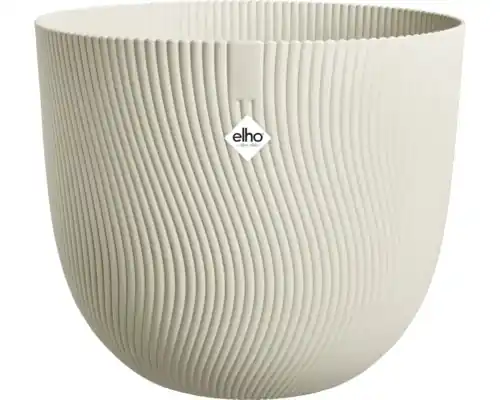 Elho Sereh Rond 25 - Beige - L 25 x B x H 21 cm - Binnen en Buiten - 100% gerecycled | Populair