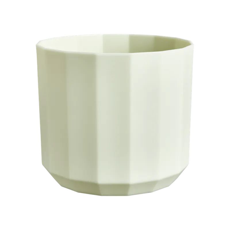 Nieuw binnen - Elho Facet Rond 17 - Groen - L 17 x B x H 15 cm - Binnen - 100% gerecycled