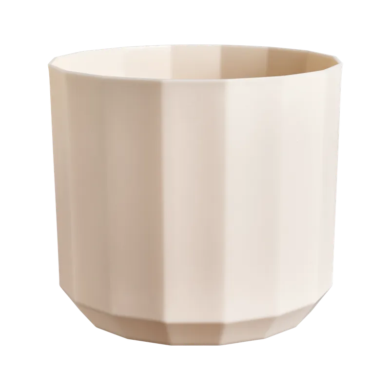 Direct bestellen | Elho Facet Rond 23 - Roze - L 23 x B x H 20 cm - Binnen - 100% gerecycled