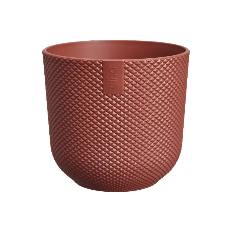 Elho Jazz Rond Mini 9 - Rood - L 9 x B x H 9 cm - Binnen - 100% gerecycled - Eenvoudig retourneren