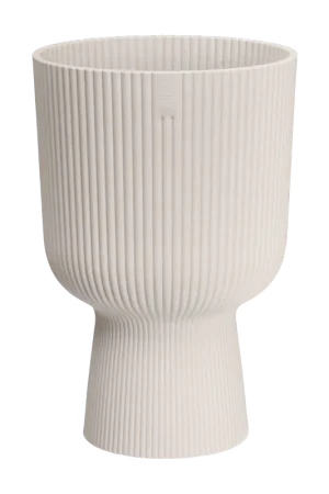 Actie - Elho Vibes Fold Coupe 30 - Wit - L 30 x B x H 45 cm - Binnen - 100% gerecycled