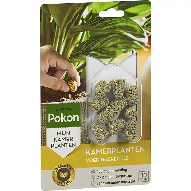 Prijsverlaging - Pokon Kamerplanten Voedingskegels 10st