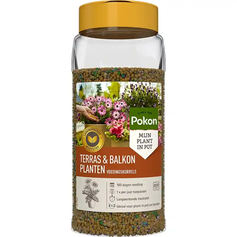 Pokon Terras & Balkon Planten Voedingskorrels 800gr | Snelle verzending