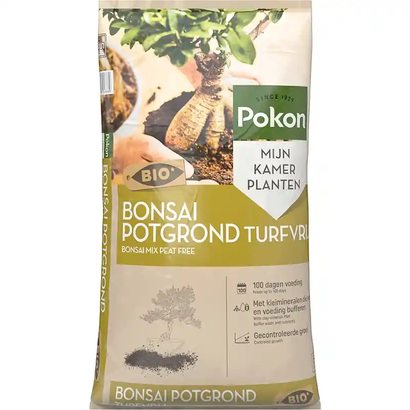Koopje | Pokon Bio Bonsai Potgrond Turfvrij 5L