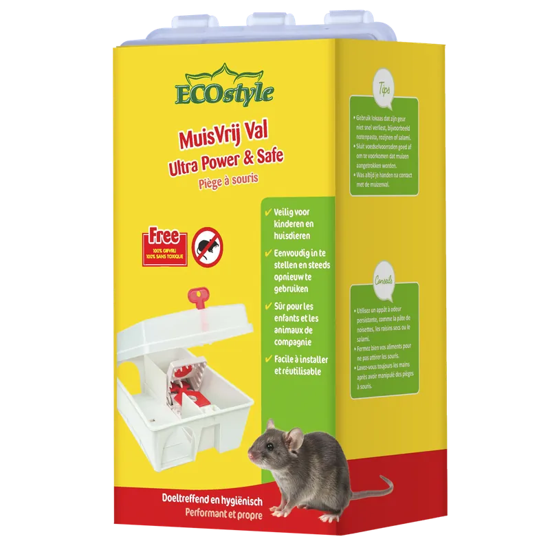 Ecostyle MouseFree Trap Ultra Power & Safe | Bespaar nu