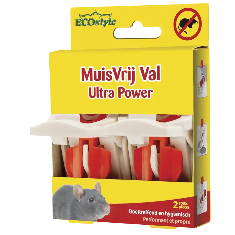 Ecostyle MouseFree Trap Ultra Power 2-pack | Scherpe prijs