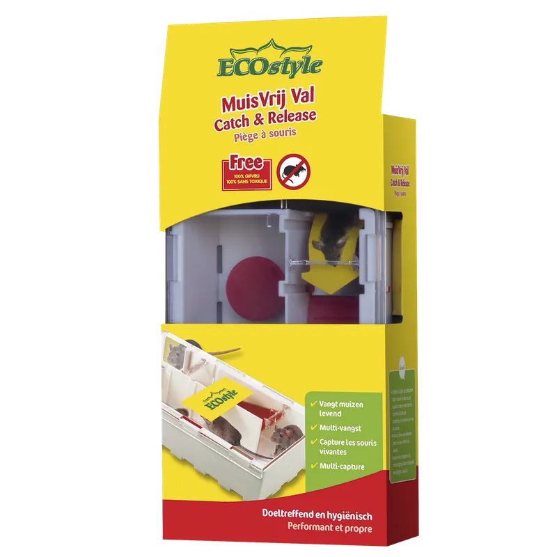 Ecostyle MouseFree Trap Catch & Release | Hoge kwaliteit