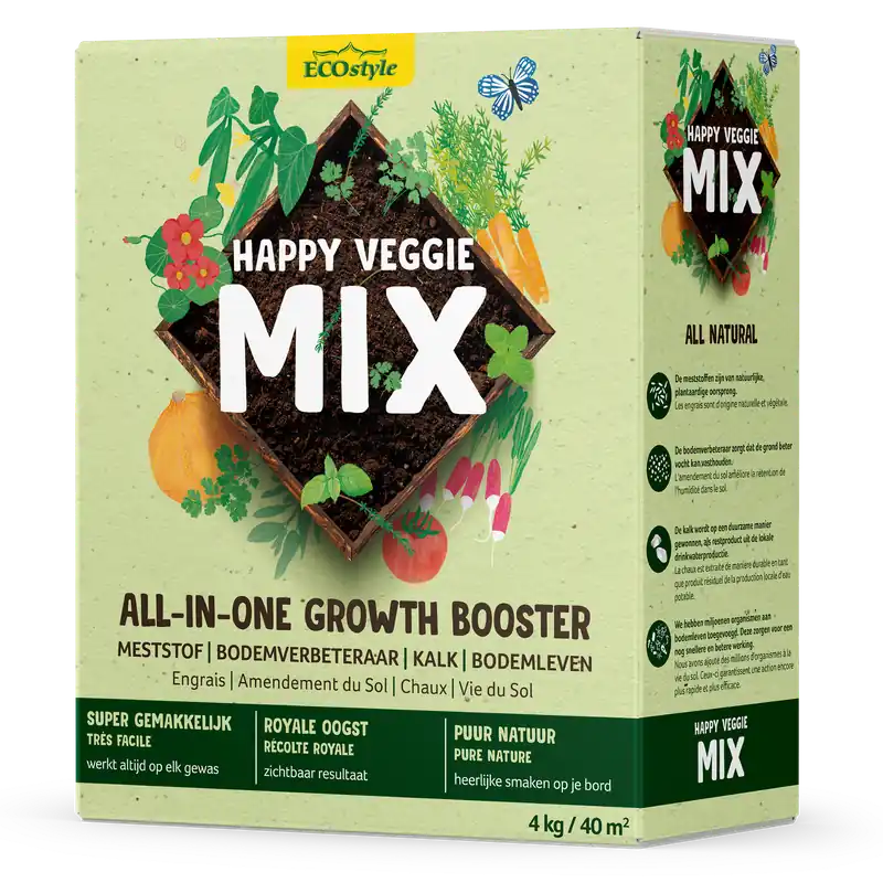 Ecostyle Happy Veggie Mix 4 kg - Veilig betalen