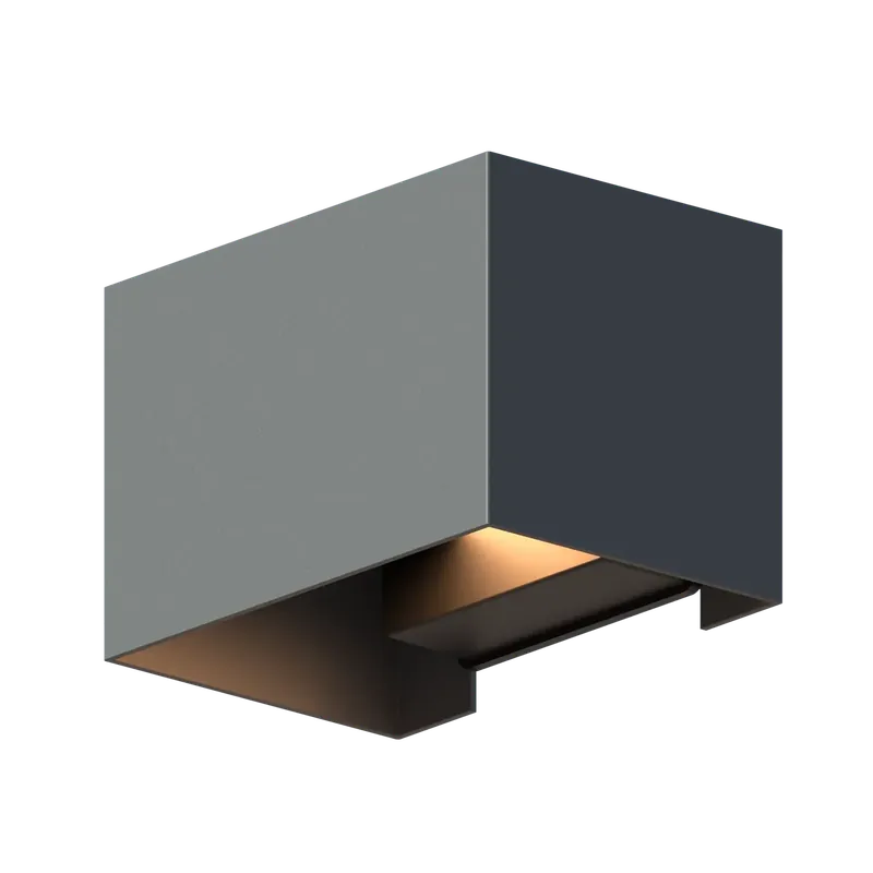 Veilige betaling - CALEX Venice Outdoor Up and Downlight Rechthoek 7W 400LM 3000K 220-240V Grijs