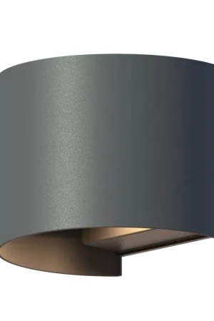 Alleen vandaag | CALEX Verona Outdoor Up and Downlight Ovaal 7W 400LM 3000K 220-240V Grijs