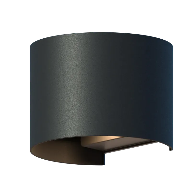 Spoedlevering - CALEX Verona Outdoor Up and Downlight Ovaal 7W 400LM 3000K 220-240V Zwart