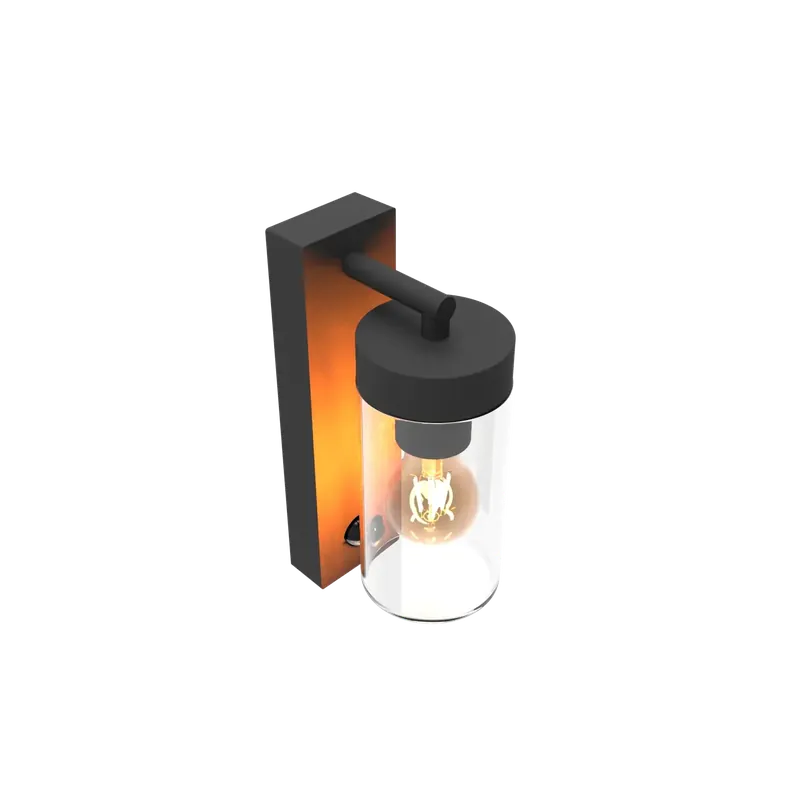 Mis het niet | CALEX Perugia Outdoor Lantaarn Motion Sensor E27 220-240V Zwart