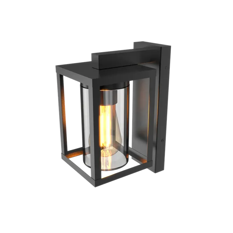 CALEX Naples Outdoor Lantaarn Day en Night Sensor E27 220-240V Zwart | Professionele kwaliteit
