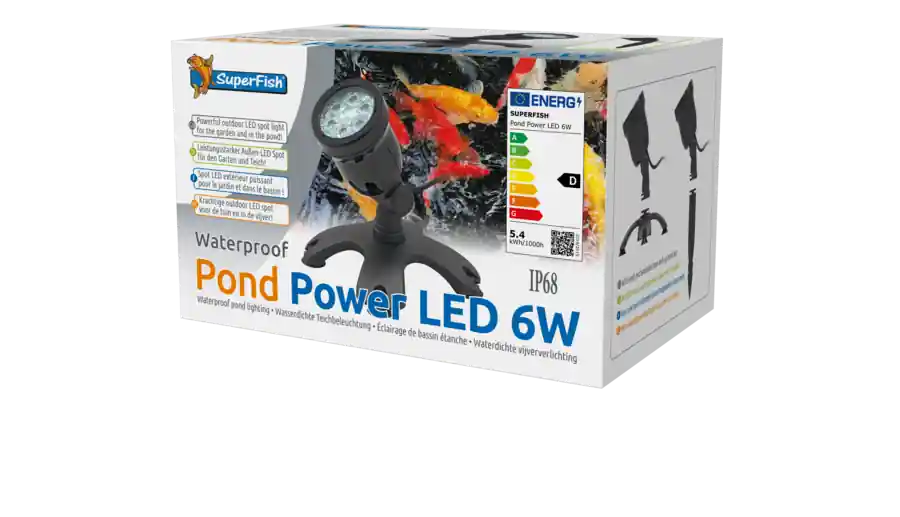 Superfish Pond power led 6w - Voorraad bijna op