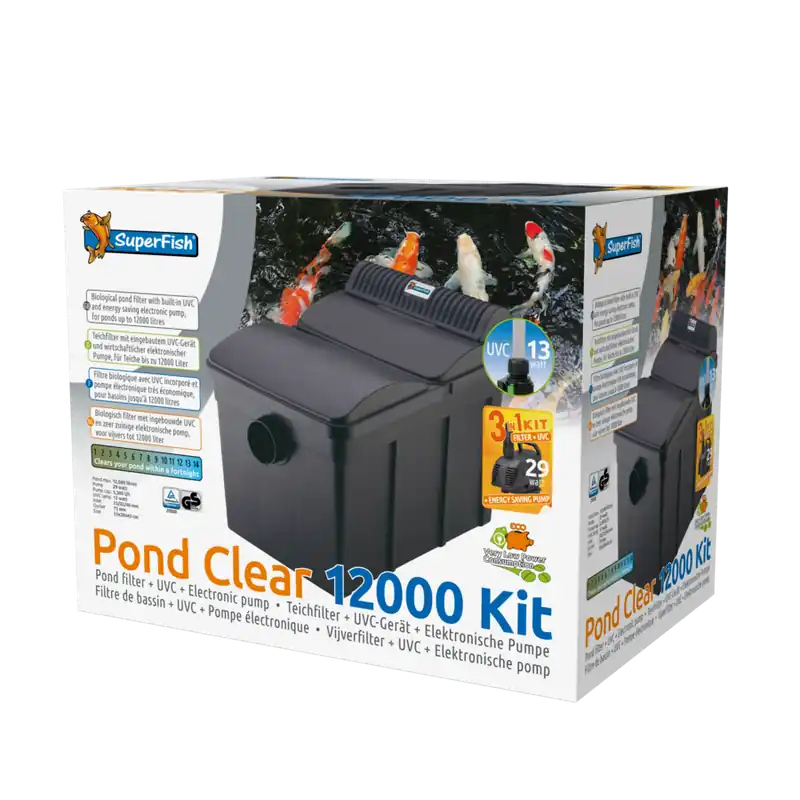 Veel voordeel - Superfish Pondcl.kit12000 -uvc13w- pomp 5000l