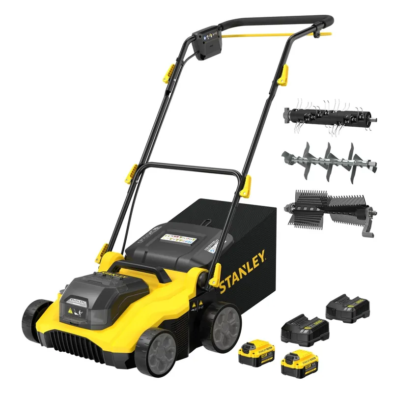 STANLEY V20 2x18v verticuteerder 4ah - Aanbieding loopt bijna af