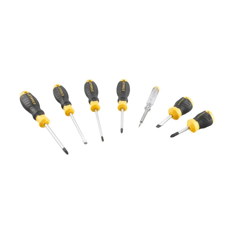 Nu beschikbaar | STANLEY Schroevendrset cushiongrip 6dlg