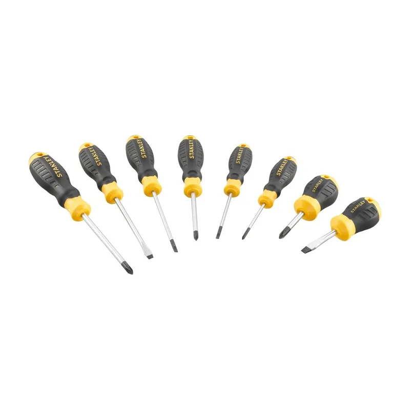 Veilig betalen - STANLEY Schroevendraaiset cushiongrip 8dlg