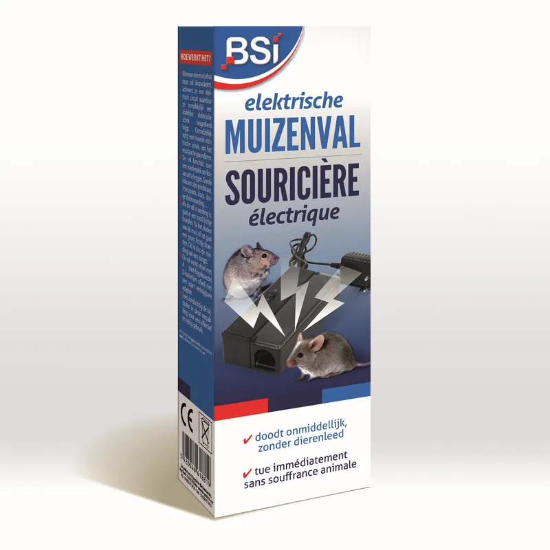 BSI Elektrische muizenval met adapter | Veilig betalen