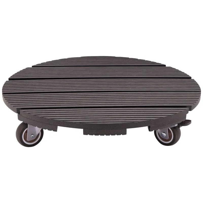 Nature Planttrolley wpc h8.5d80cm antr. - Tijdelijk aanbod