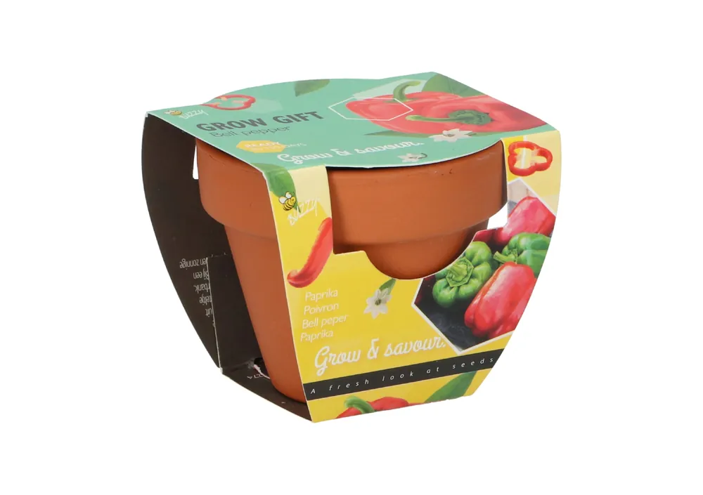 Fabrieksprijs | Buzzy Kweekset groeicadeau paprika