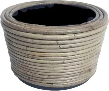 VDL Drypot rotan streep d24h14cm | Rechtstreeks uit de fabriek