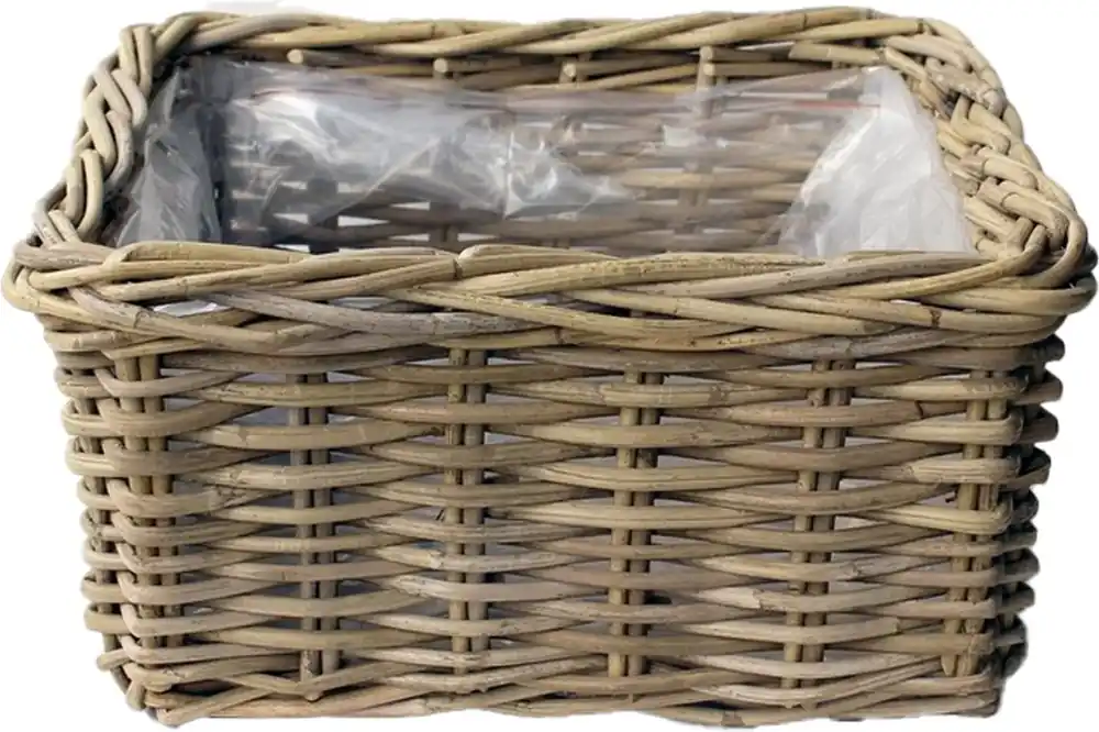 Direct kopen | VDL Bak rotan 20x20x10cm grijs